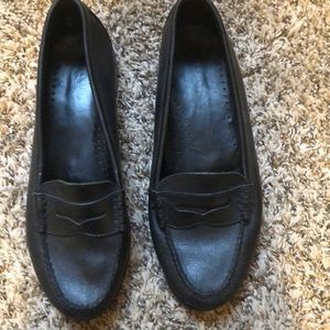 Bass leather penny loafers 8